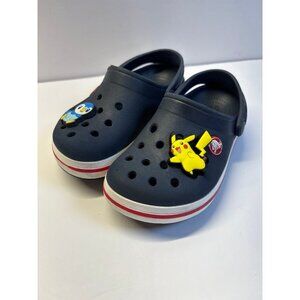 Crocs with‎ Pokemon Charms, Rock Bands (size 10C)